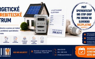 Energetické spotrebiteľské centrum: Prvý one-stop shop pre spotrebiteľov energie na Slovensku – jedno miesto, kde vám pomôžeme so všetkým
